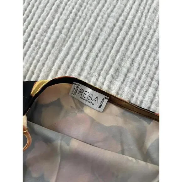 Anthropologie x Resa - Floral Print Maxi Dress with Spaghetti Straps, Size M - Picture 11 of 13